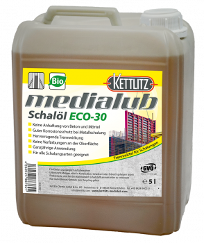 KETTLITZ-Medialub Schalöl ECO-30- 5 Liter Kanister